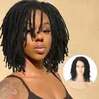 Braided Wig 10inch Synthetic Hair Short Bob Wig Black Blonde Red Dreadlock