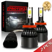 LED Fog Light Kit Protekz H8 6000K Bulbs for 2014-2015 Nissan ROGUE SELECT (for: Volvo)