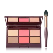 [Charlottes] Glowing, Pretty Skin Kit - Face Makeup Palette & Brush Kit | Charlotte Tilbury