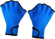 Swim Webbed Gloves,Aquatic Gloves,Diving Gloves,Fingerless Gloves for Paddle Training Diving Water Aerobic Adult Children