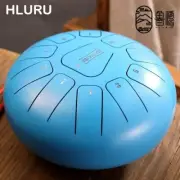 Hluru 12 Inch Glucophone Steel Tongue Drum 11Notes C Tone MusicDrumEthereal Drum