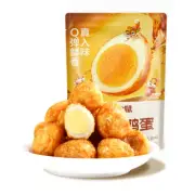 Three Squirrels Deep-fried Boiled Quail Eggs Snack Chinese Snacks 三只松鼠虎皮鹌鹑蛋