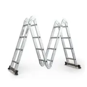 NNEMB 4.7m Multi-Purpose Ladder Aluminium Extension Folding Adjustable Step