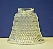 Quorum Clear 2.25" Fitter Pre Cut Bell Fan Glass Shade 2704Q NEW GLASSWARE