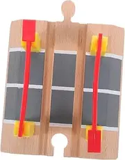 ibasenice DIY Railing Barrier for Train Tracks Set Wooden Toy Accessory Vivid Detail for Plaything Train Sets