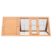 Rabbit Hutch Chicken Coop Run Wooden Cage Guinea Pig House Outdoor Large