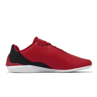 【PUMA】賽車鞋 Ferrari Drift Cat Decima 男鞋 紅 黑 法拉利 皮革 低筒(307193-08)