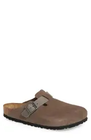 Birkenstock Boston Clog in Concrete Gray/Iron at Nordstrom, Size 11-11.5Us
