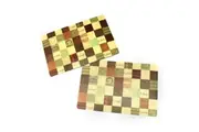 Set of 2 PVC Table Placemats Retro Checkered 30 x 46 cm