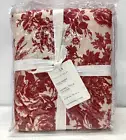NEW Pottery Barn Sorrel Toile FULL/QUEEN Duvet Cover~Red