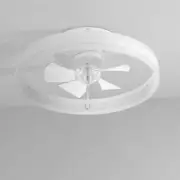 Harbor Breeze Edenmore 20" White Color-Changing Ceiling Fan with Light & Remote