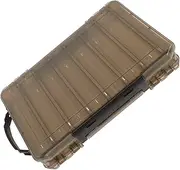 GANAZONO Fishing Tackle Case with Multiple Grids Portable Fishing Lure Holder Outdoor Bait Organizer for Hooks and Tools Compact Storage Box for Anglers