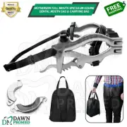 McPherson Full Mouth Speculum Equine Dental Mouth Gag & Straps With Carrying Bag