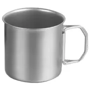 camping cookware pot Soup Cup Survive Metal Stainless Steel Camping Mug c