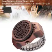 Finger Ring Watch Flip Up Cover Vintage Finger Quartz Ring Watch For Men Mal FAD