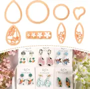 Boho Polymer Clay Cutters - 8 Pcs Clay Cutters for Polymer Clay Jewelry, Circle