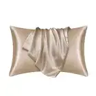 1Pair Natural Silk Stain Pillowcase Sliver Bed Pillow Covers Cases Home Bedding
