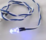 Computer Case Panel 5mm UV LED Light 12VDC 16" Wires Universal Fit Tailed LED