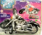 Super Hog Friction Motorcycle Toy Black Sunco LTD