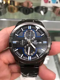 在飛比找蝦皮購物優惠-【金台鐘錶】CASIO卡西歐EDIFICE 三眼計時錶 (黑