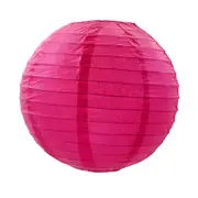 Hot Pink Round Chinese Paper Lantern - 4 Sizes