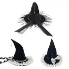 Witch Hat for Halloween Cosplay Party Makeup Performances Use Teen Wizard Hat