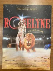 Roselyne & the Lions French Poster Original 20.5"x15" 1988 Jean-Jacques Beineix