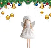 Christmas Angel Doll Plush,Velvet Decorative Ornaments - Christmas Ornaments Soft Cute Christmas Decor Angel Doll for Christmas Tree Balcony Window