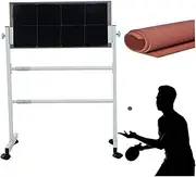 Table Tennis Rebound Board,Professional Table Tennis Return Board,Indoor Training Equipment with Adjustable Caster Wheels,Suitable for Home Gyms and Schools