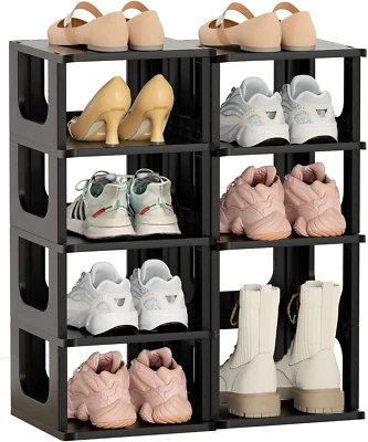 Shoe Shelves for Closet Kids & Women Shoe Rack Adjustable Height 10 Tier Shoe Or