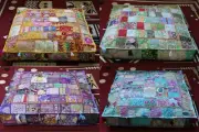 5 Pcs Wholesale Lots Indian 35" Patchwork Floor Cushion Covers Home Decorative