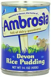 Ambrosia Devon Rice Pudding 14.1 Ounce Cans Pack of 12