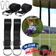2Pcs 150cm Hammock Swings Hanging Strap Tree Swing Straps Outdoor Garden Patio