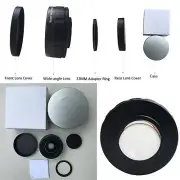 Super Wide Angle Lens Additional Lens w/ 37MM Adapter Ring for ZV1 Camera