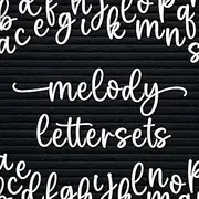 Cursive Letter Set for Felt Letterboards, 150+ Lowercase Script Letters, Pre-cut, Board NOT included