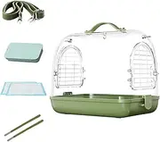 Birds Cage - Portables Transparent Bird Carrier Backpack | Removable Breathable Pet Travel Cage, Lightweight Bird Transport Bag for Cockatiel, Parakeet, Conures, Lovebirds, and Small Birds