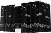 Hoce Dorm Twin Bunk Bed Drapes for Bottom Bunk Bed Privacy Curtains 3 Panels