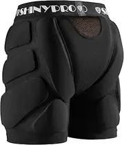 Protective Padded Shorts for Snowboarding and Skating,Tear Resistance Butt Pad Heavy Duty Protection,All Pads are Removable