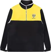 Richmond Tigers AFL Footy Mens Adults Team Quarter Zip Polar Fleece