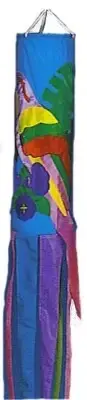 60" Parrot Applique Windsock from Funwithwind #01238