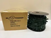 500 ft. - 12 in. Socket Spacing - 18 Gauge Copper - C9 Christmas Light String