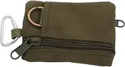 [Yardenfun] Fan Coin Wallet Zipper Pouch Organizer for Carrying Case Keychain Accessory
