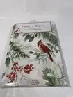 NWT Benson Mills Festive Birds, Red Cardinals/greenery Tablecloth 60” X 84”