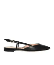 Ascent leather ballerina shoes 39 Black