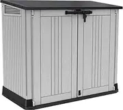 [Keter] Store It Out Nova Outdoor Garden Furniture Storage Shed Light Grey with Dark Grey Lid | Fade Free | All Weather Resistant | Safe and Secure | Zero Maintenance | 5 Year Warranty
