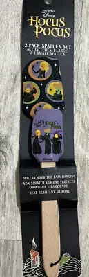 New Disney HOCUS POCUS Sanderson Sisters 2 Pack Spatula Set 1 Large 1 Small