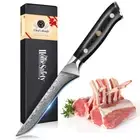 Damascus Boning Fillet Knife Damascus steel 6" Viking Knife Chef's Knife Cleaver