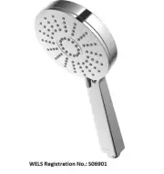 Methven KROME SHOWER HANDSET 3-Spray Setting 120x180x30mm CHROME 43-7047M