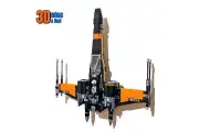 Wall Mount Bracket for LEGO Star Wars Poe Dameron's X-Wing (set 75102)