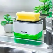 Sink Buddy - 2 in 1 Instant Soap Pump Dispenser & Sponge Caddy! - Kleva